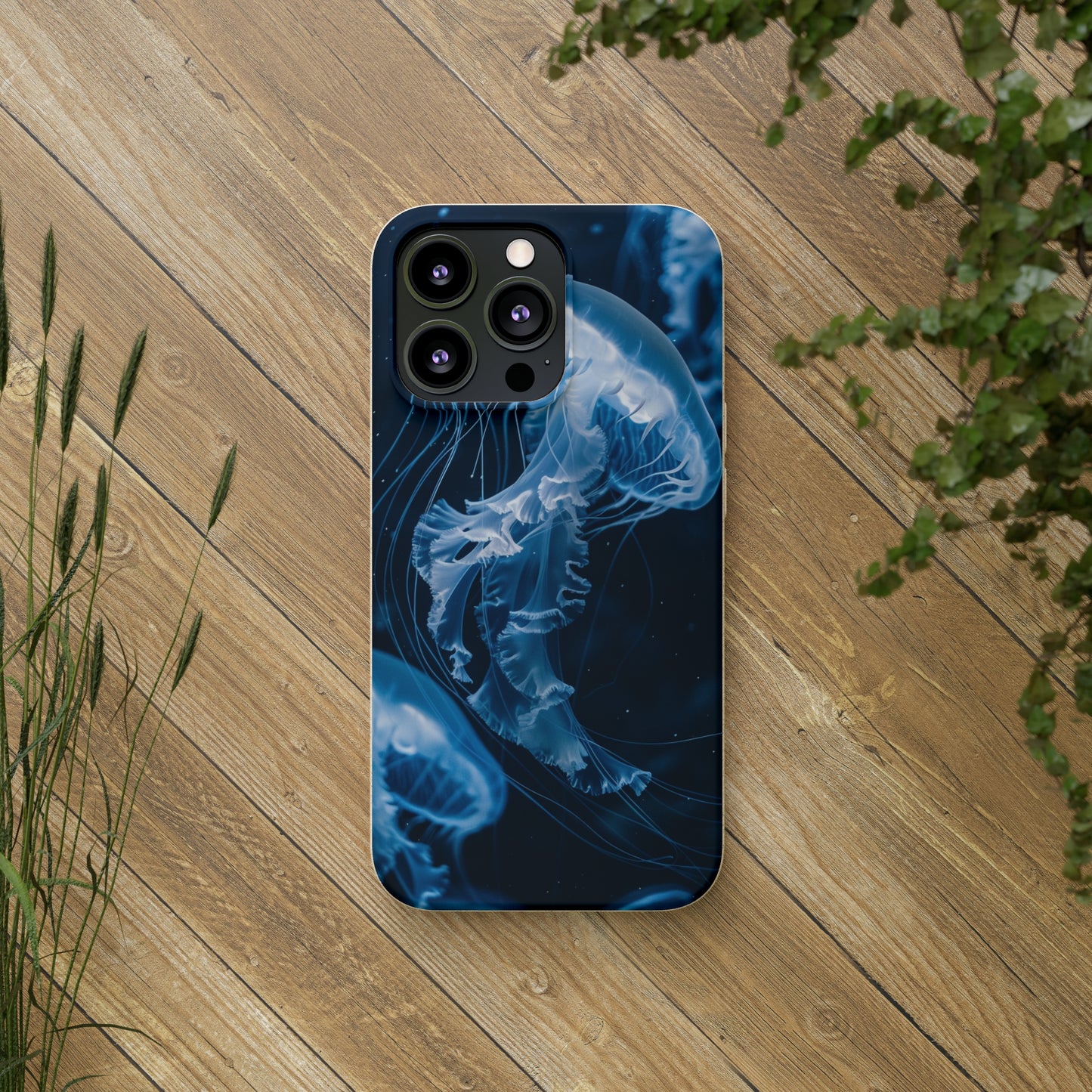 Deep Ocean Jellyfish Biodegradable Phone Case | iPhone / Samsung