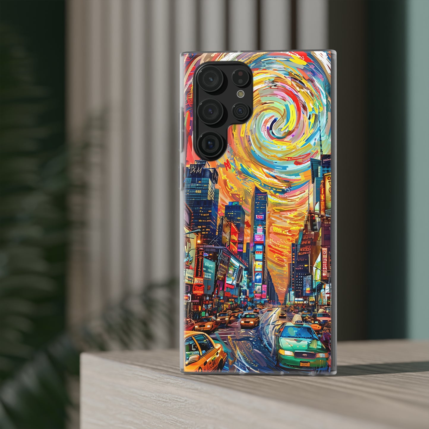 Van Gogh inspired City scene | iPhone/Samsung | Slimline Phone Case