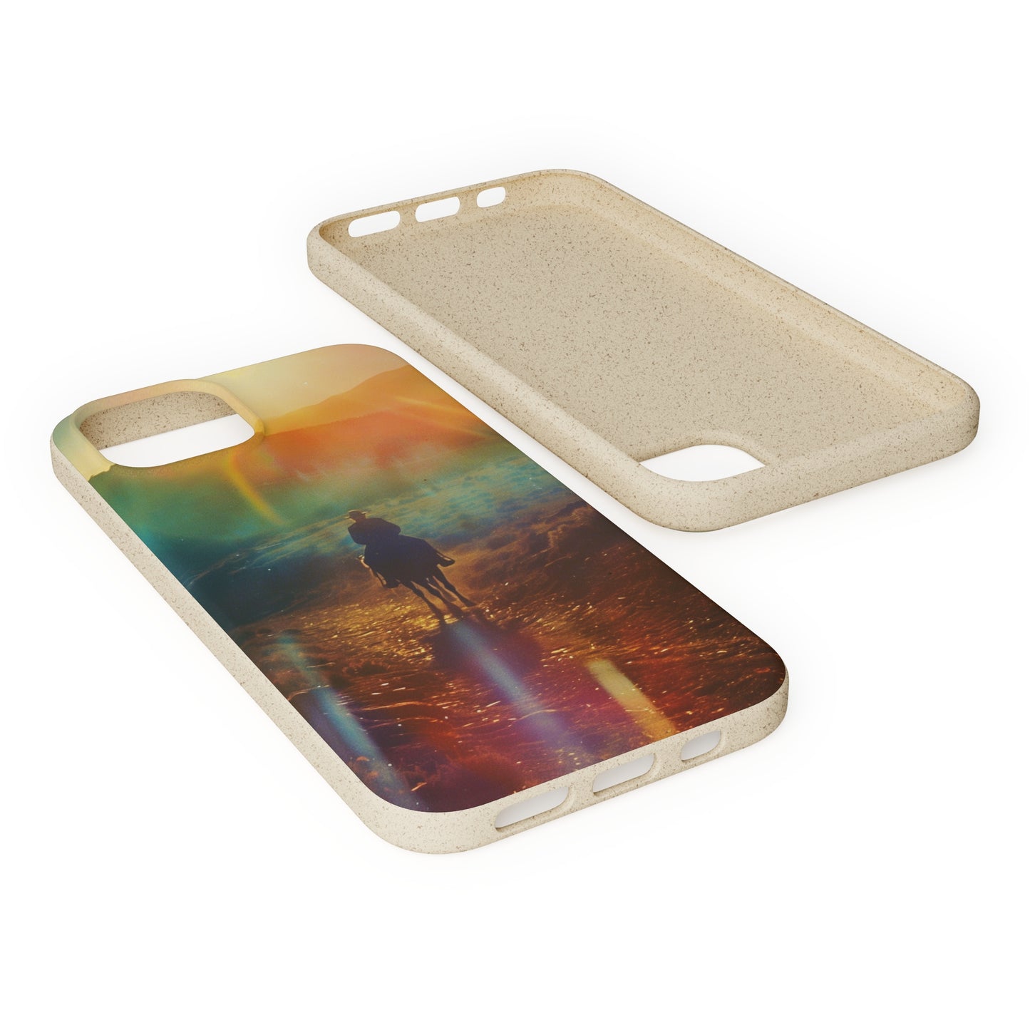 Horse rider cinematic Biodegradable Phone Case | iPhone / Samsung