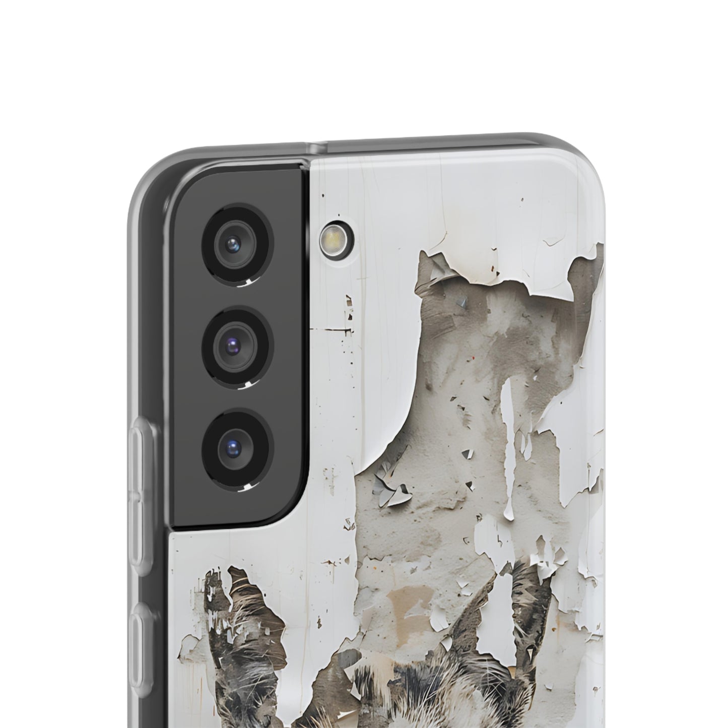 Vhils inspired grafitti Cat Phone Case