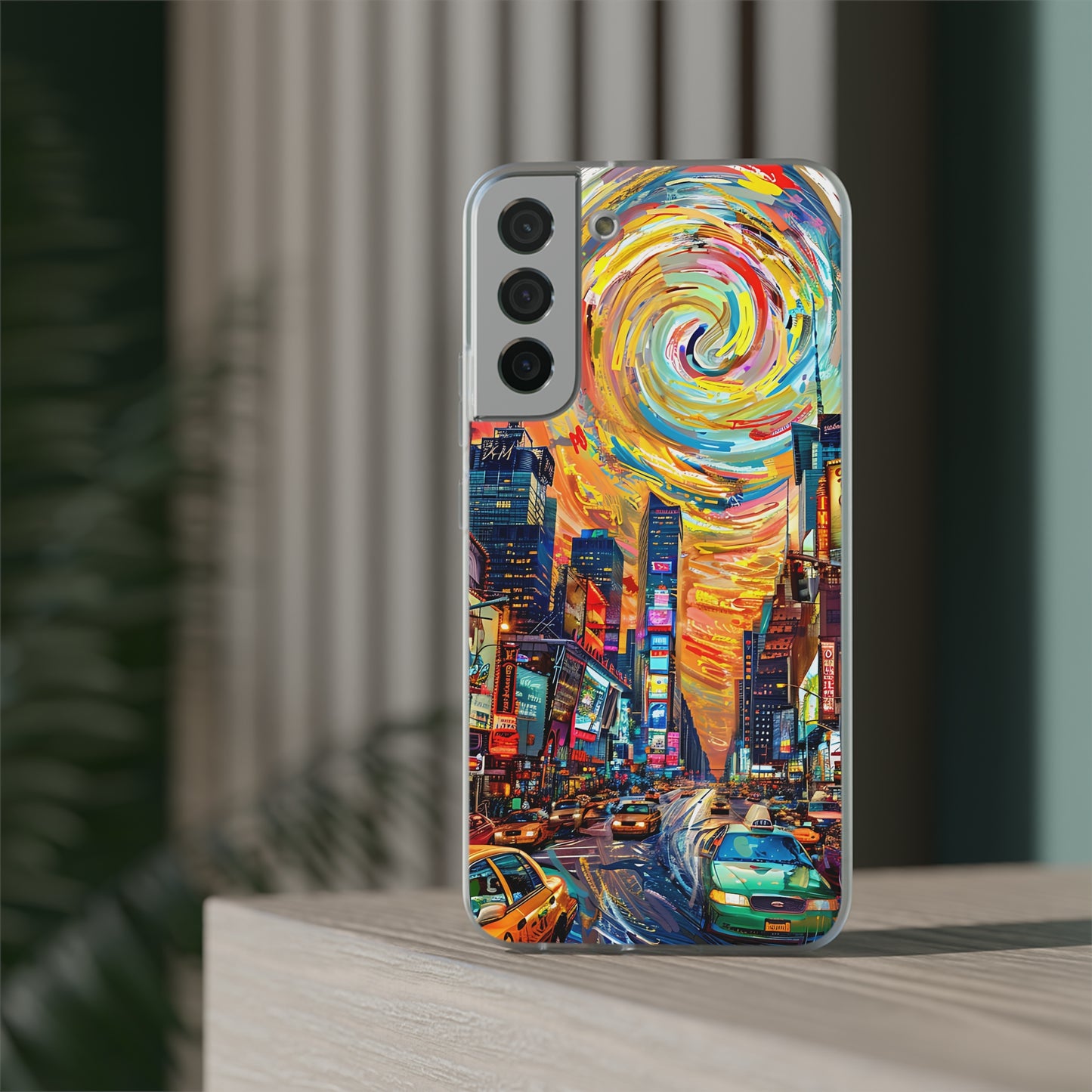 Van Gogh inspired City scene | iPhone/Samsung | Slimline Phone Case