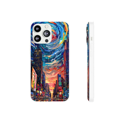 Van Gogh inspired City scene | iPhone/Samsung | Slimline Phone Case