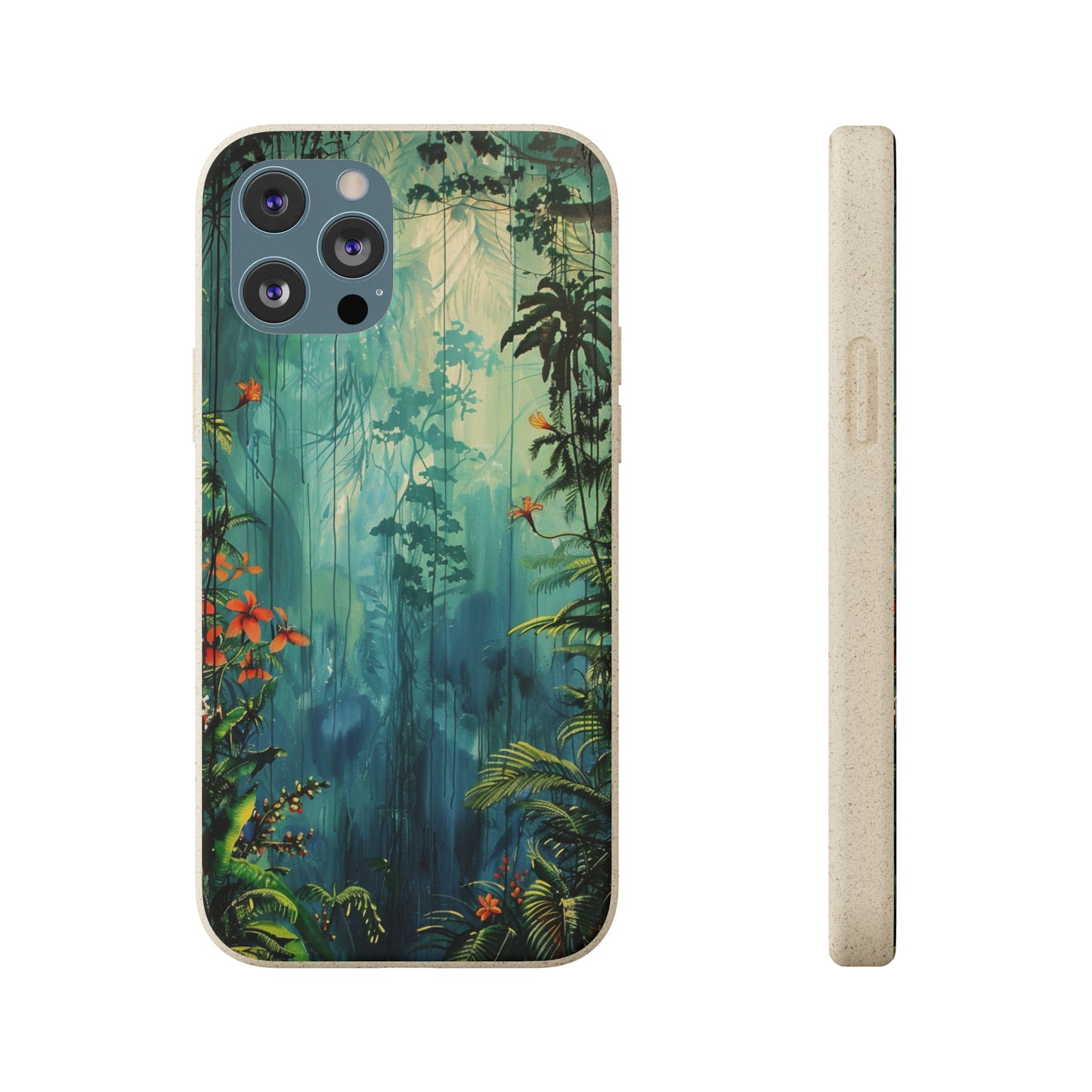 Rain Forest Clearing Scene Biodegradable Phone Case | iPhone / Samsung