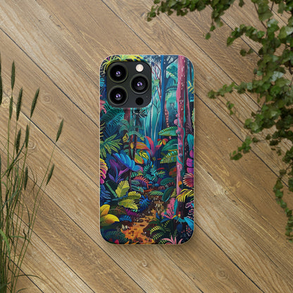 Colourful Rain Forest Biodegradable Phone Case | iPhone / Samsung