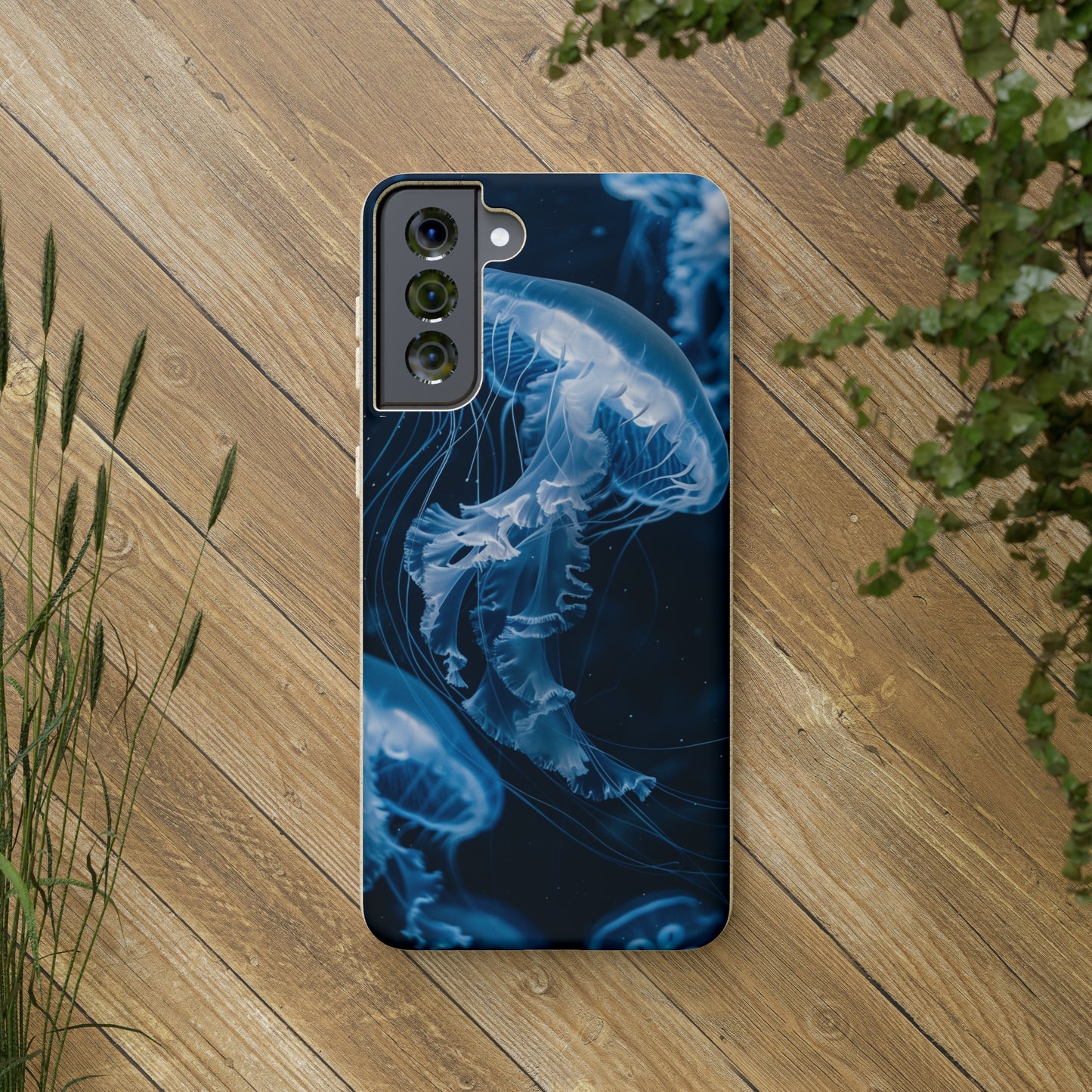 Deep Ocean Jellyfish Biodegradable Phone Case | iPhone / Samsung