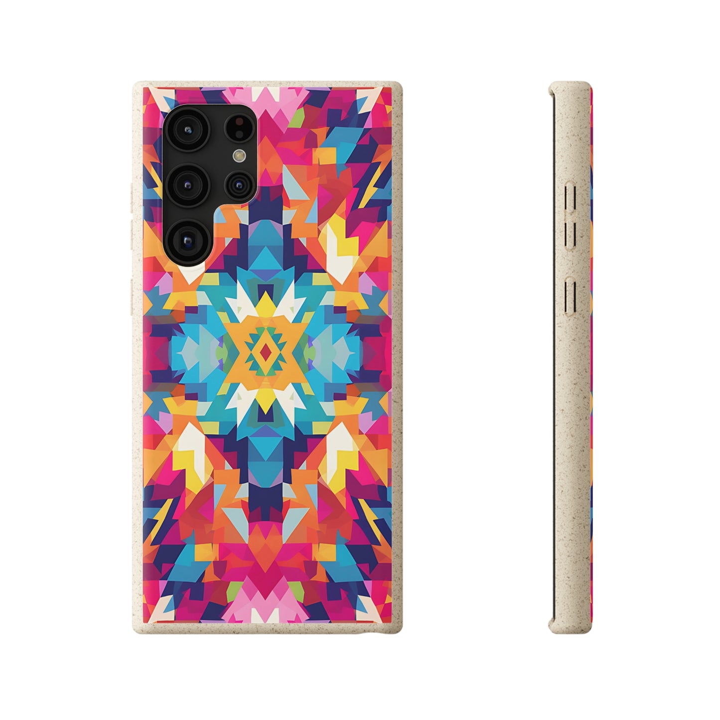 Bold, colourful pattern Biodegradable Phone Case | iPhone / Samsung