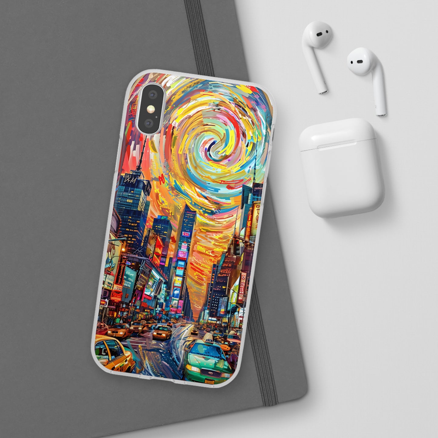 Van Gogh inspired City scene | iPhone/Samsung | Slimline Phone Case