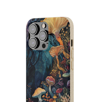 Mushroom Forest Biodegradable Phone Case | iPhone / Samsung