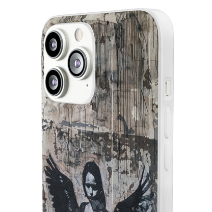 Vhils inspired Gothic Dark Angel Phone Case