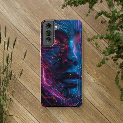 Cyberpunk woman Biodegradable Phone Case | iPhone / Samsung