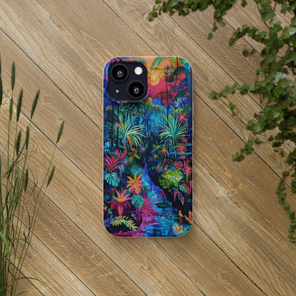 Colourful Rain Forest Biodegradable Phone Case | iPhone / Samsung