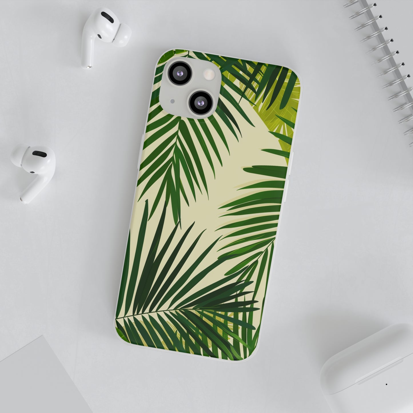 Green Leaves Pattern Phone Case | iPhone / Samsung