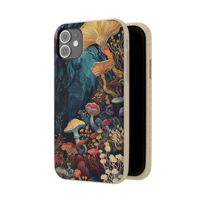 Mushroom Forest Biodegradable Phone Case | iPhone / Samsung