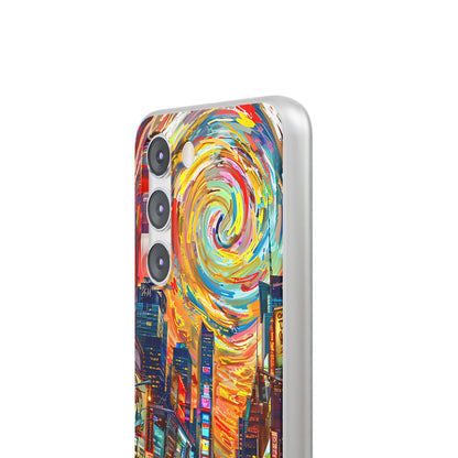 Van Gogh inspired City scene | iPhone/Samsung | Slimline Phone Case