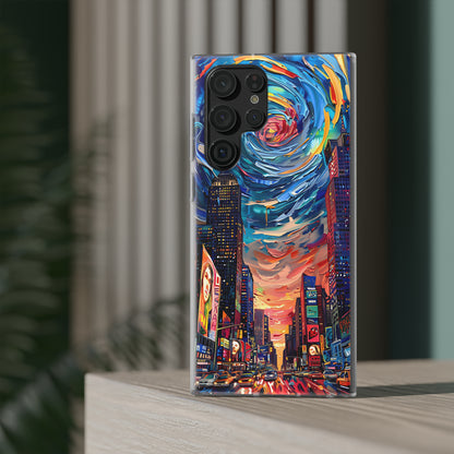 Van Gogh inspired City scene | iPhone/Samsung | Slimline Phone Case