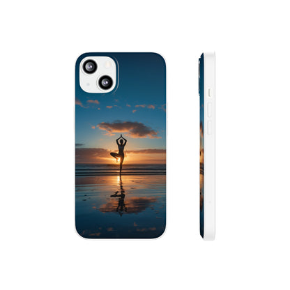 Yoga on the beach Phone Case | iPhone / Samsung