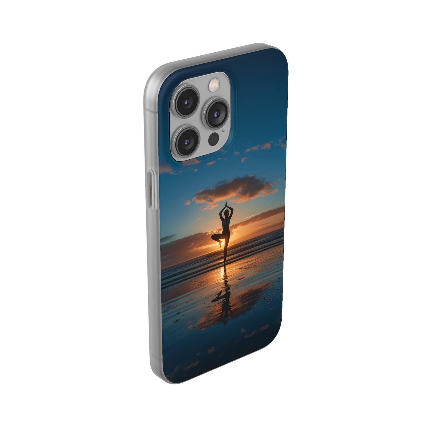 Yoga on the beach Phone Case | iPhone / Samsung