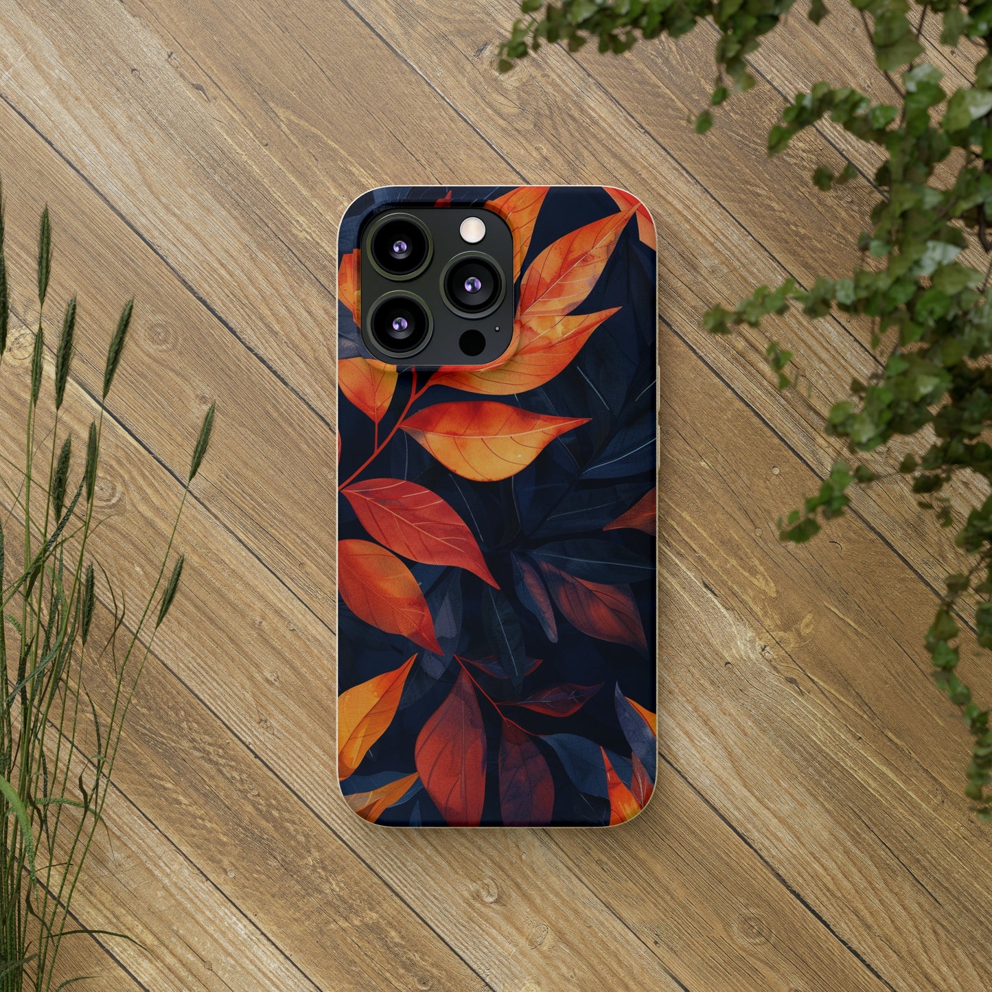 Autumnal Leaves Biodegradable Phone Case | iPhone / Samsung