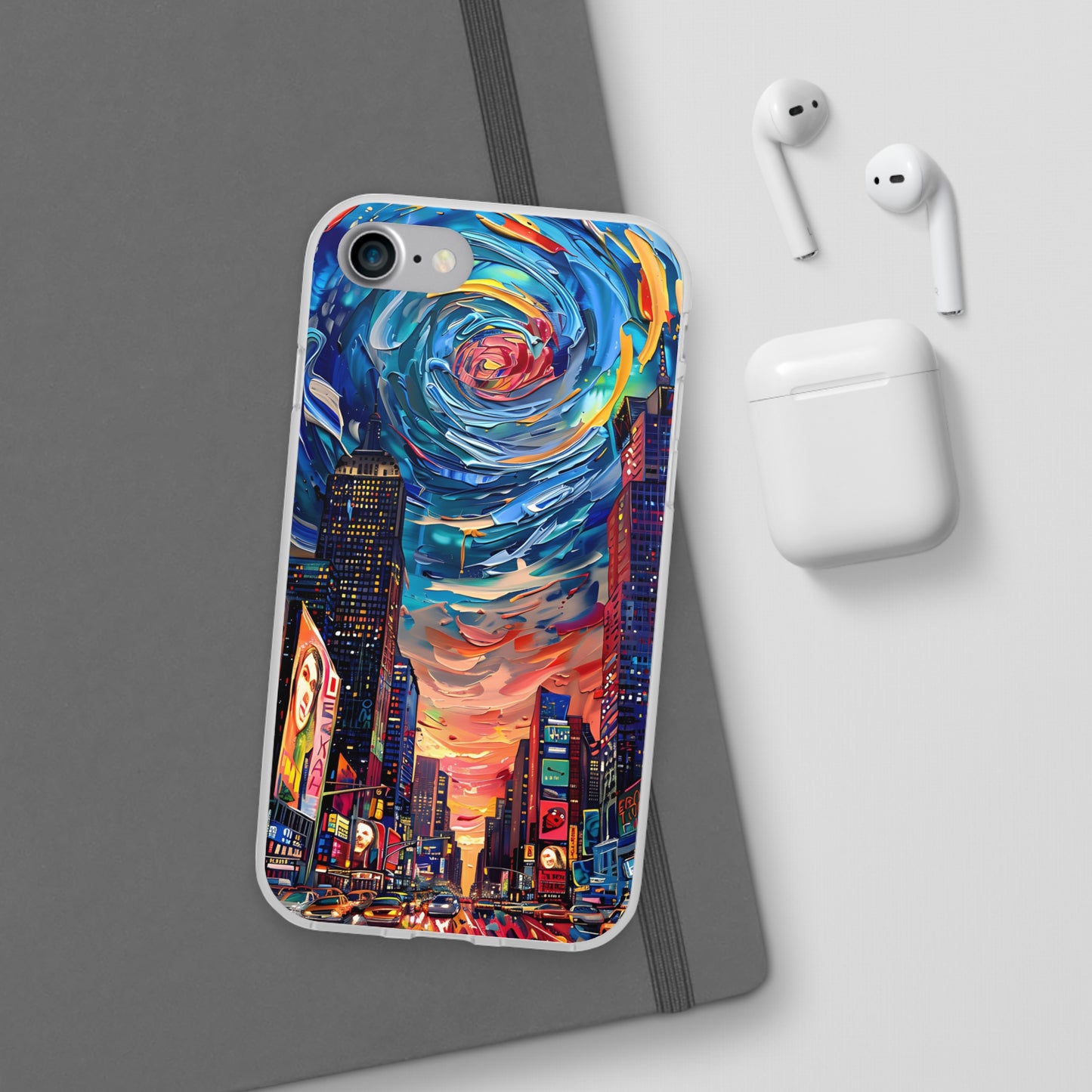 Van Gogh inspired City scene | iPhone/Samsung | Slimline Phone Case