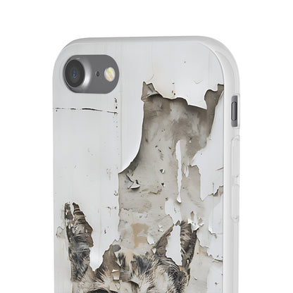 Vhils inspired grafitti Cat Phone Case