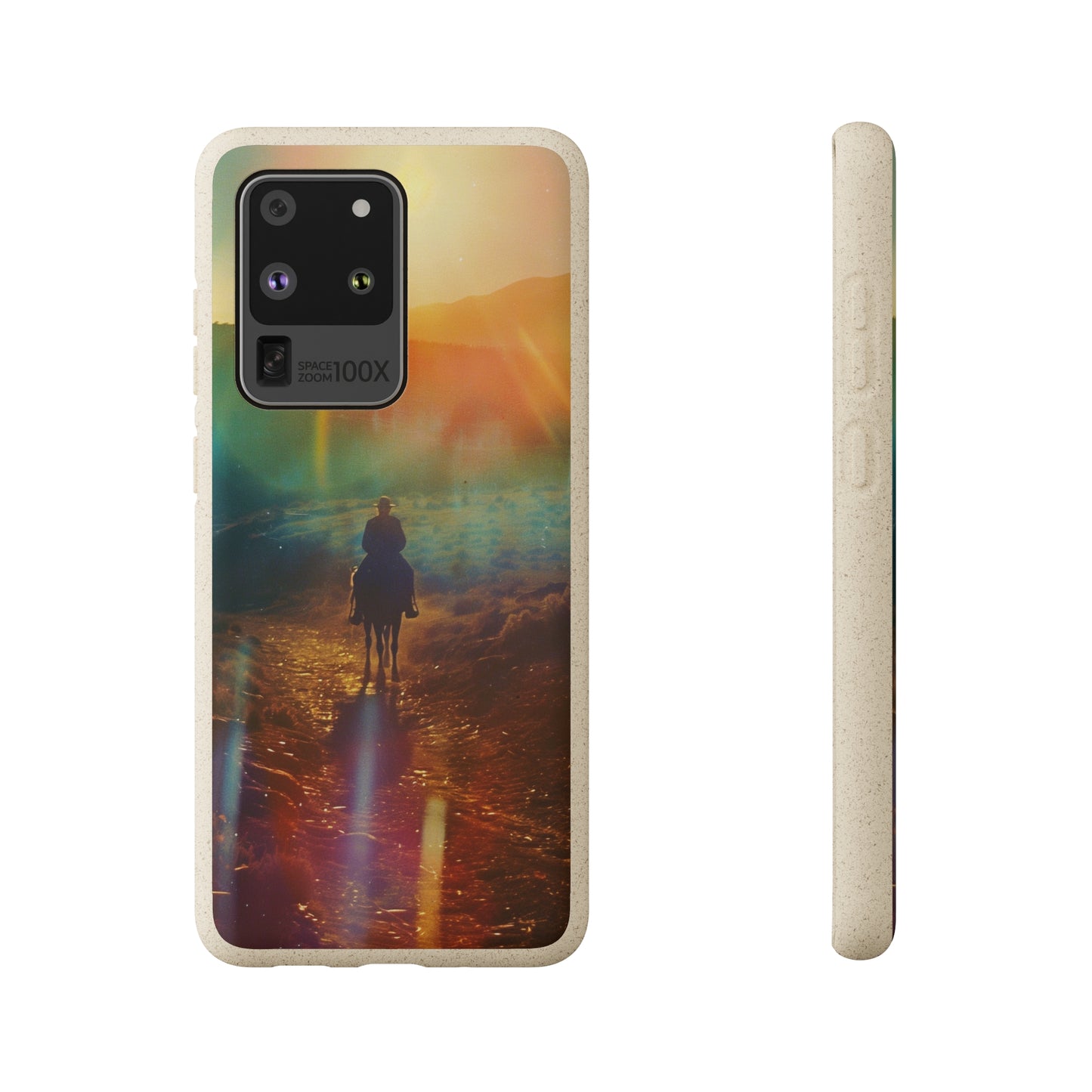 Horse rider cinematic Biodegradable Phone Case | iPhone / Samsung