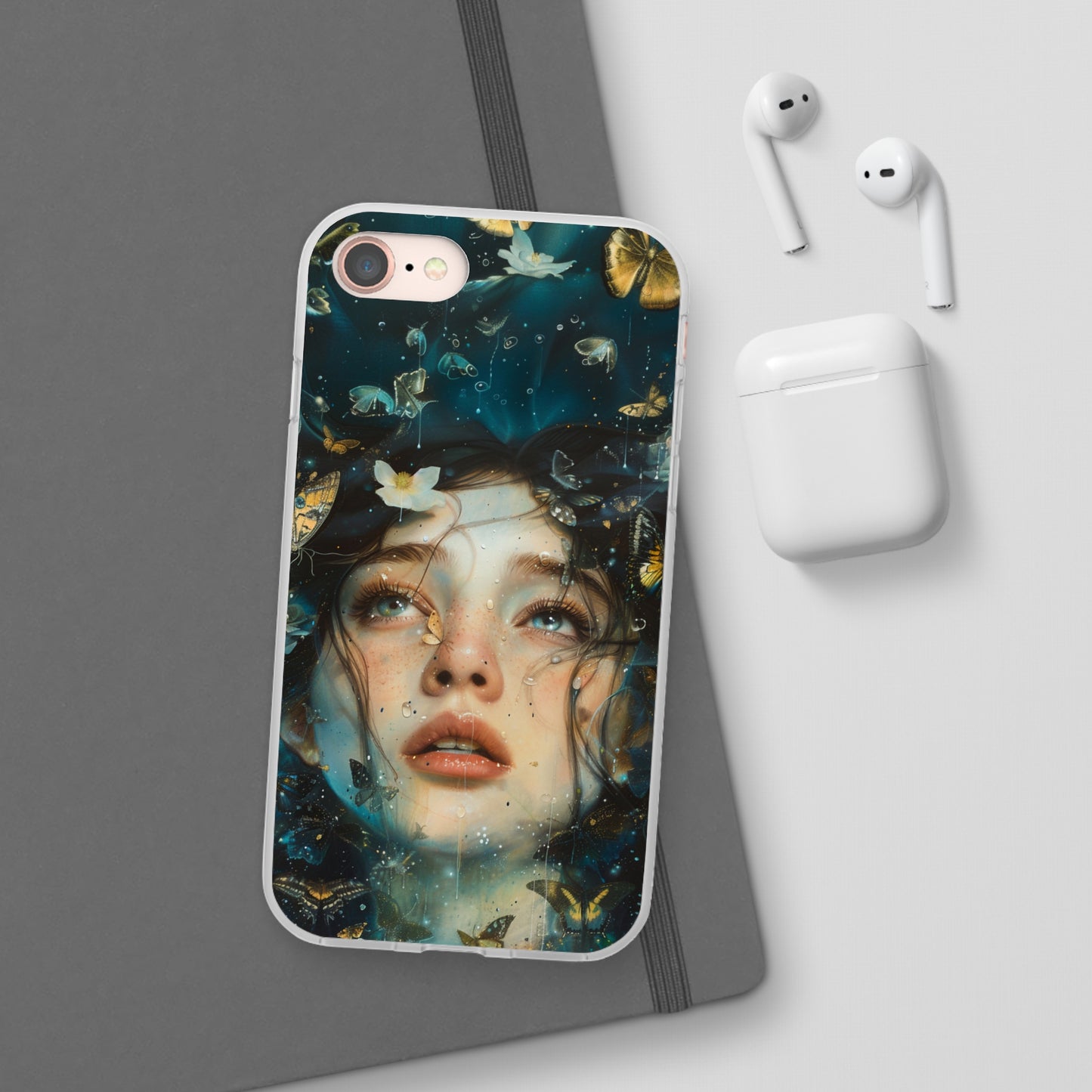 Girl under water contemporary style | iPhone/Samsung | Slimline Phone Case