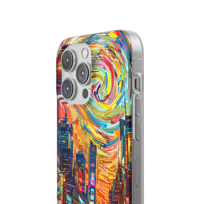 Van Gogh inspired City scene | iPhone/Samsung | Slimline Phone Case