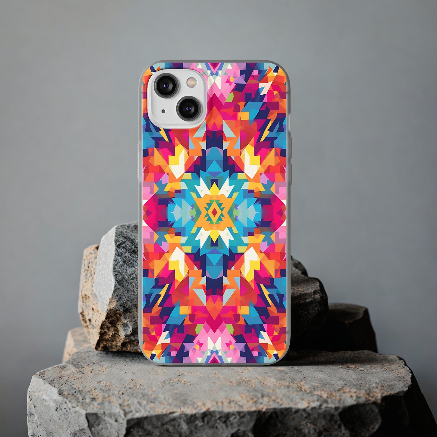 Maya Hayuk  inspired bold, colourful  pattern Phone Case