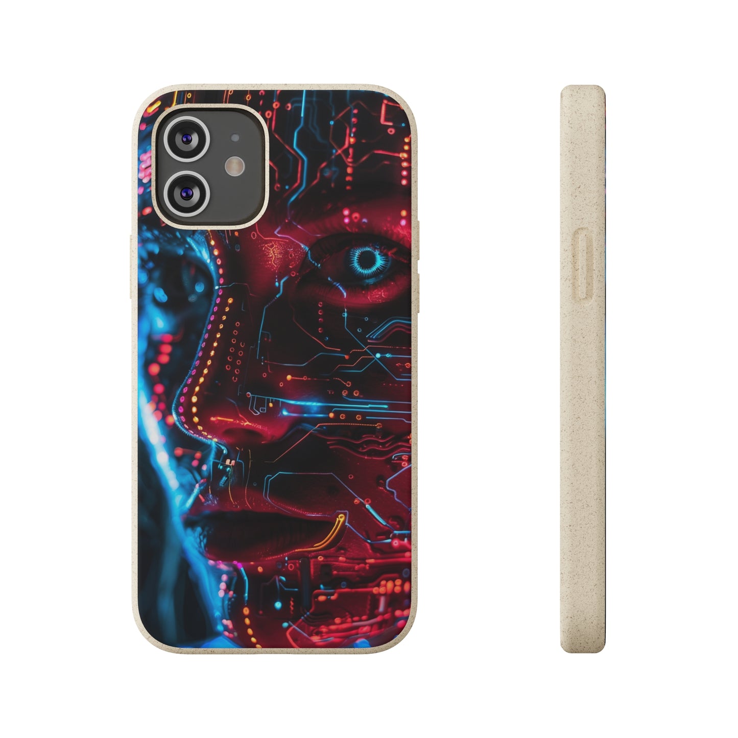 Cyberpunk woman Biodegradable Phone Case | iPhone / Samsung