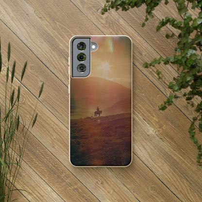 Horse rider cinematic Biodegradable Phone Case | iPhone / Samsung