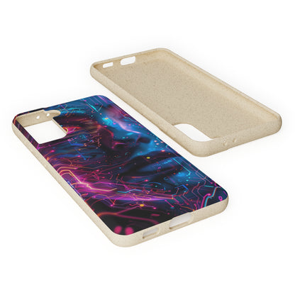 Cyberpunk woman Biodegradable Phone Case | iPhone / Samsung