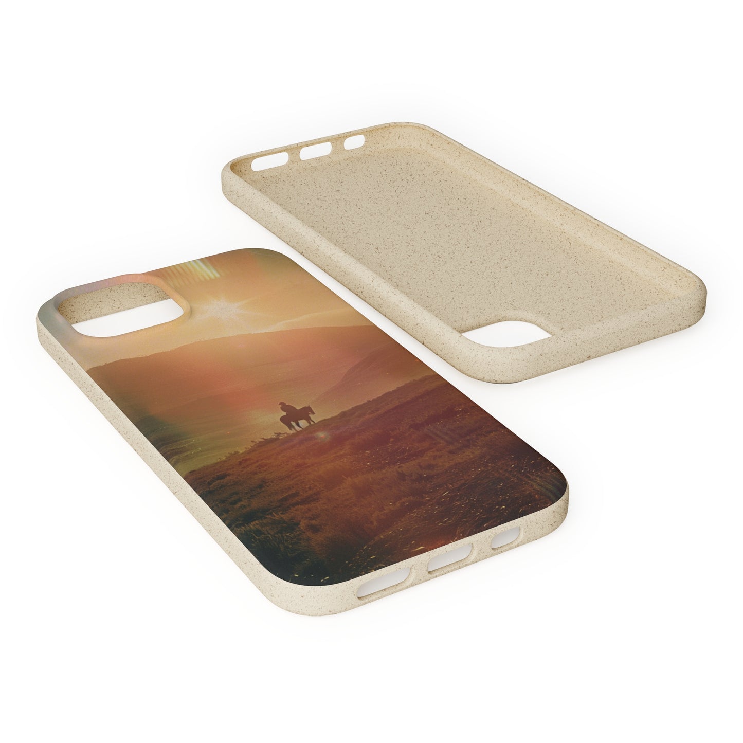 Horse rider cinematic Biodegradable Phone Case | iPhone / Samsung