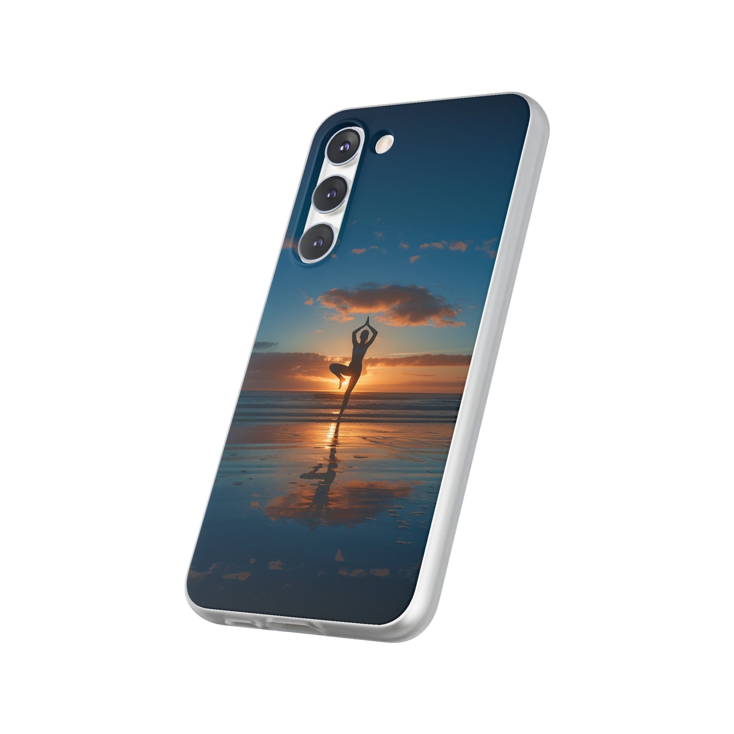 Yoga on the beach Phone Case | iPhone / Samsung