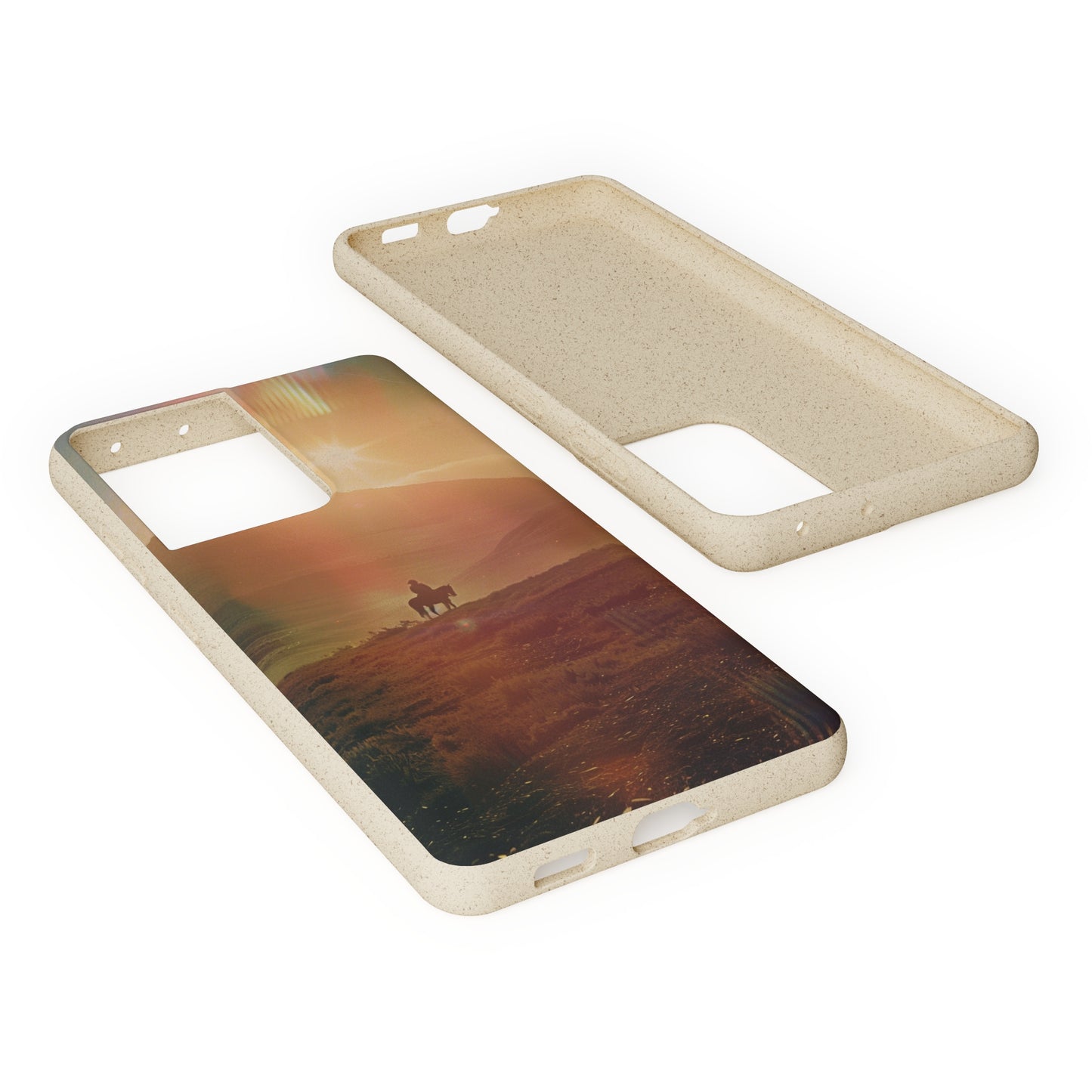 Horse rider cinematic Biodegradable Phone Case | iPhone / Samsung