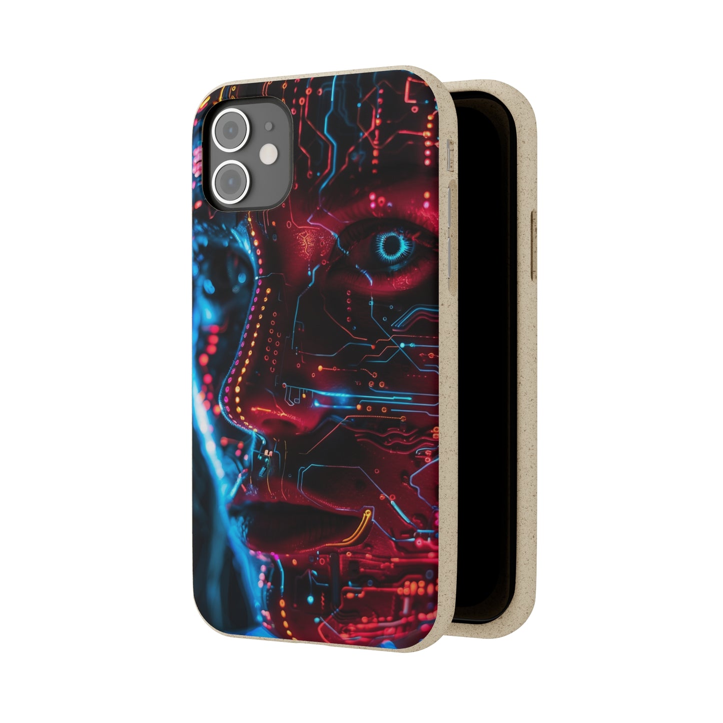 Cyberpunk woman Biodegradable Phone Case | iPhone / Samsung