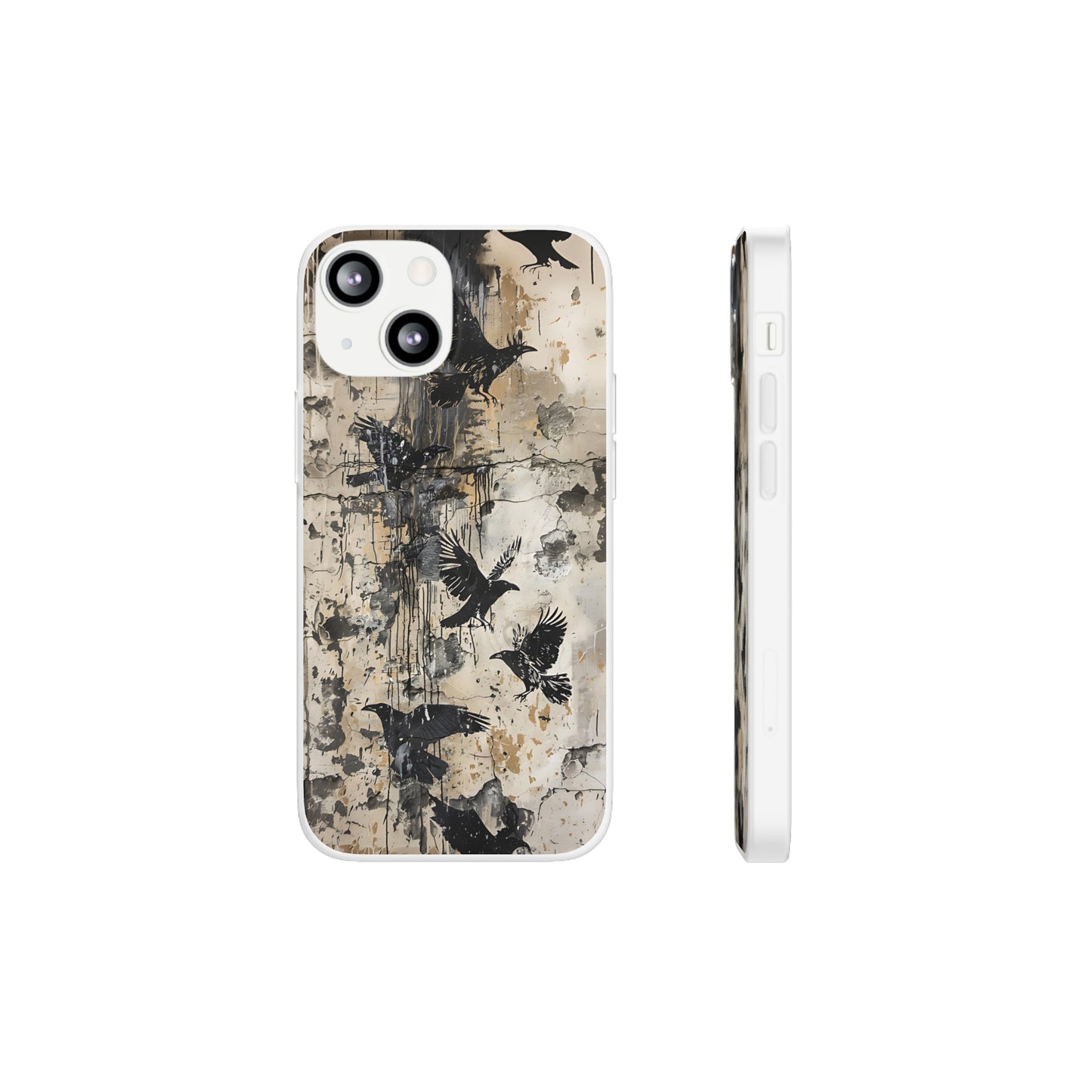 Vhils inspired birds Phone Case