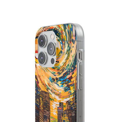 Van Gogh inspired City scene | iPhone/Samsung | Slimline Phone Case