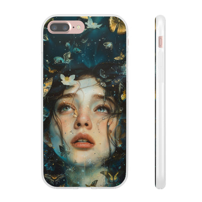 Girl under water contemporary style | iPhone/Samsung | Slimline Phone Case