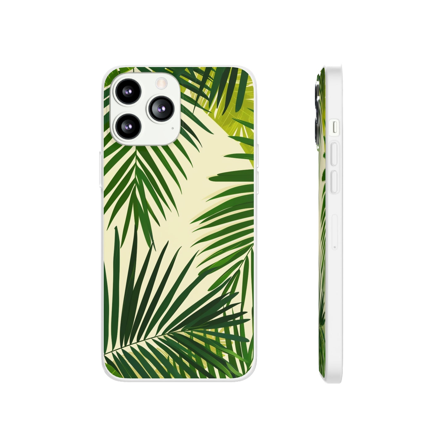 Green Leaves Pattern Phone Case | iPhone / Samsung