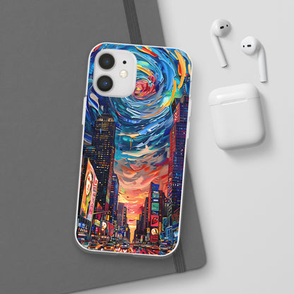 Van Gogh inspired City scene | iPhone/Samsung | Slimline Phone Case