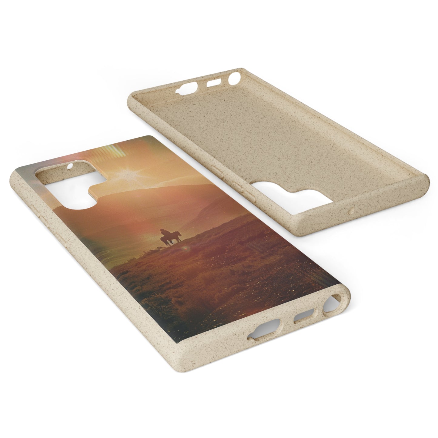 Horse rider cinematic Biodegradable Phone Case | iPhone / Samsung