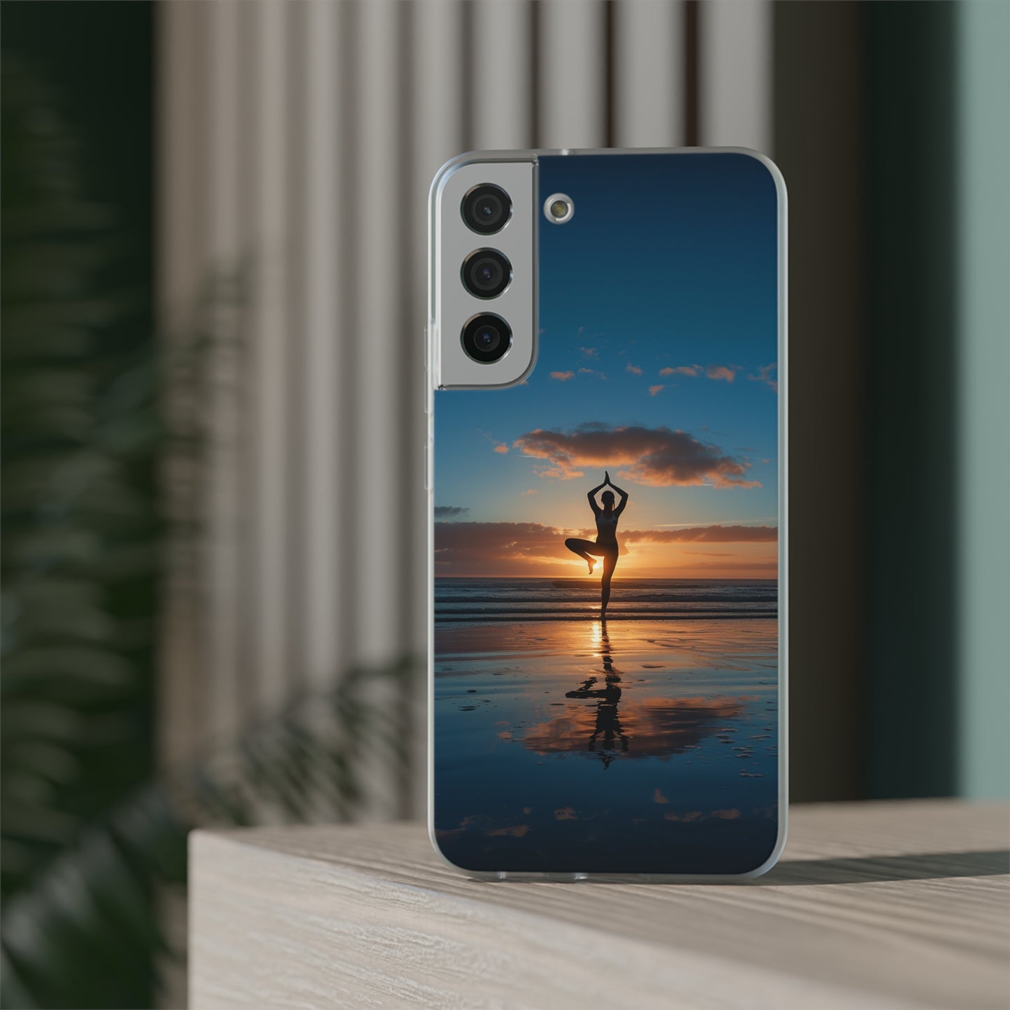 Yoga on the beach Phone Case | iPhone / Samsung