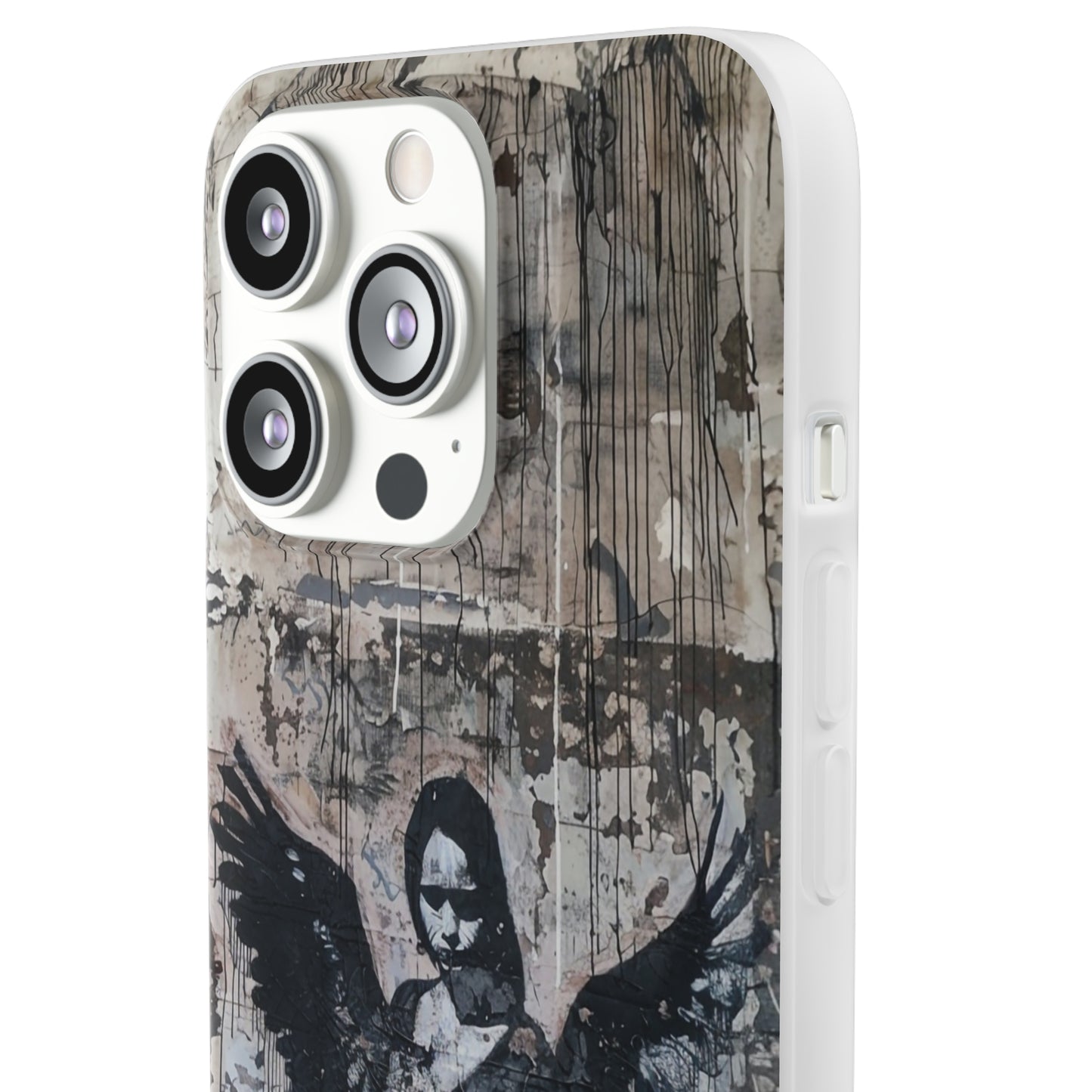 Vhils inspired Gothic Dark Angel Phone Case