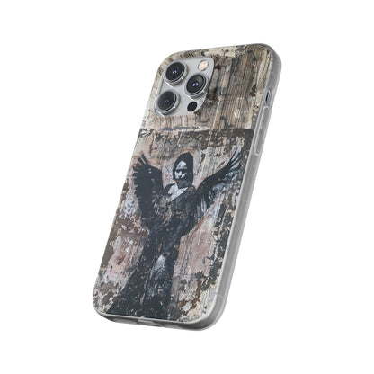 Vhils inspired Gothic Dark Angel Phone Case