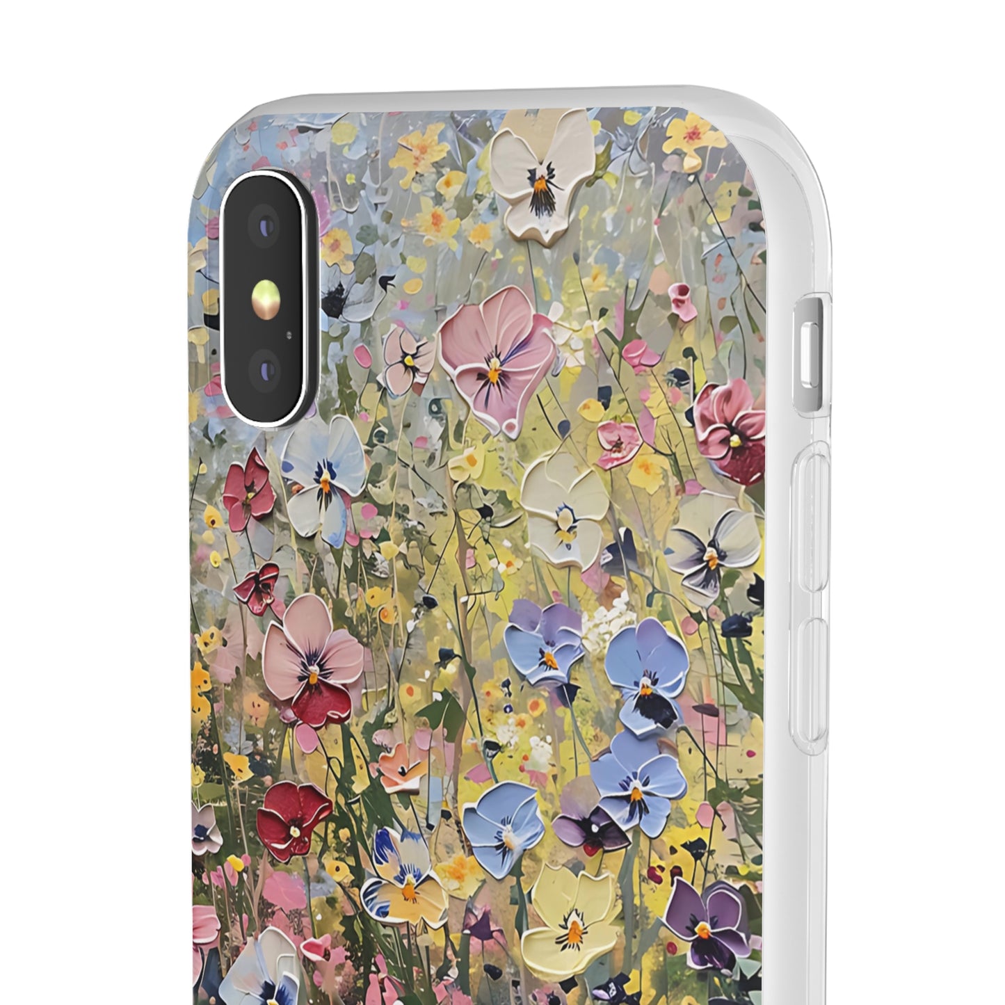 Damien Hirst Inspired Oil on Canvas Flowers | iPhone/Samsung | Slimline Phone Case