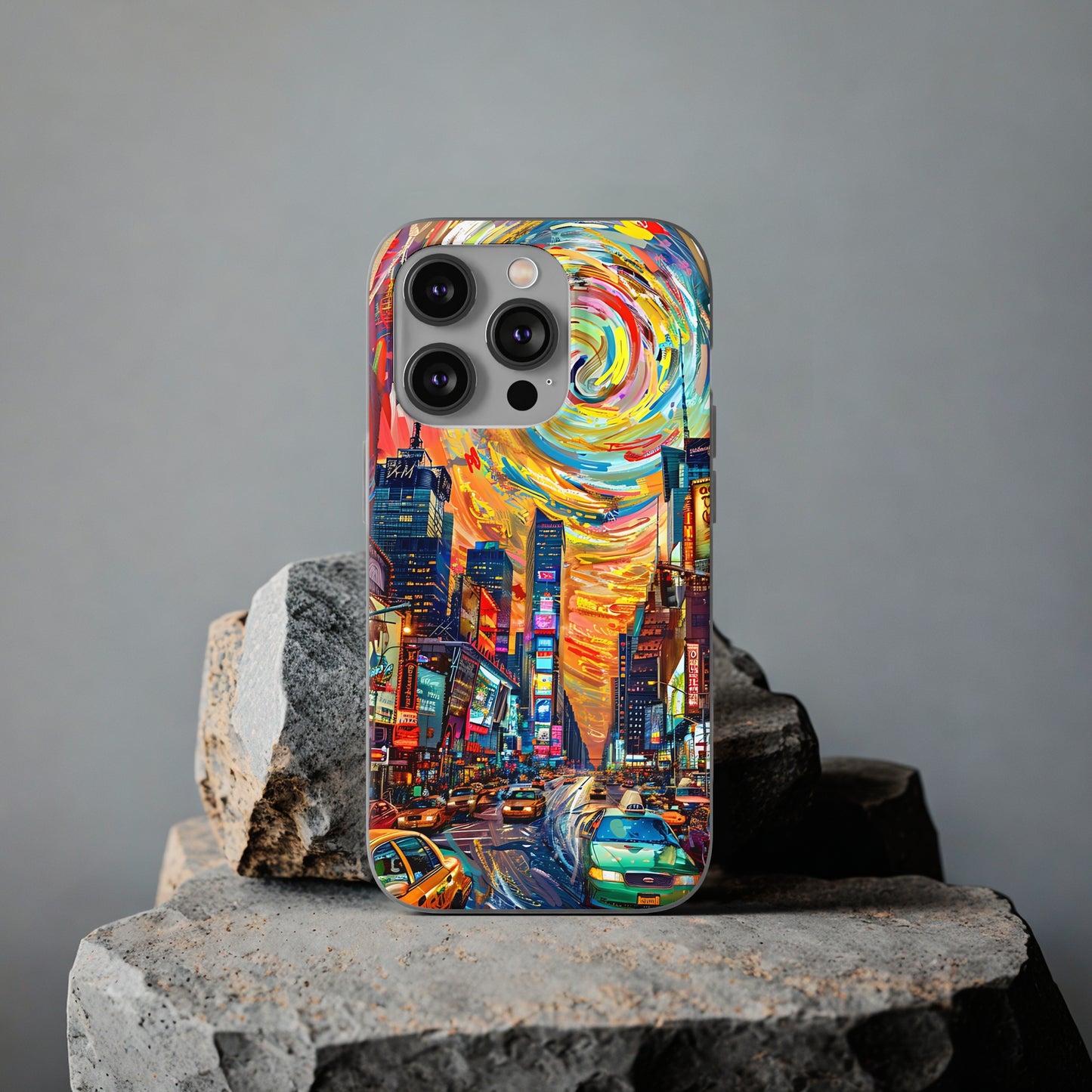 Van Gogh inspired City scene | iPhone/Samsung | Slimline Phone Case