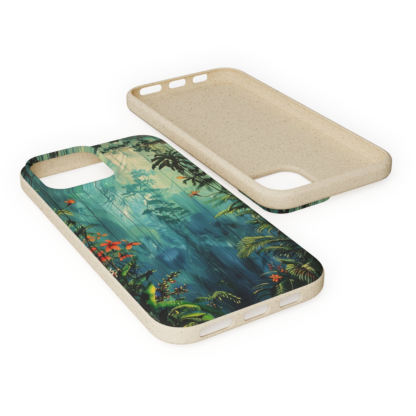 Rain Forest Clearing Scene Biodegradable Phone Case | iPhone / Samsung