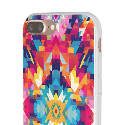 Maya Hayuk  inspired bold, colourful  pattern Phone Case