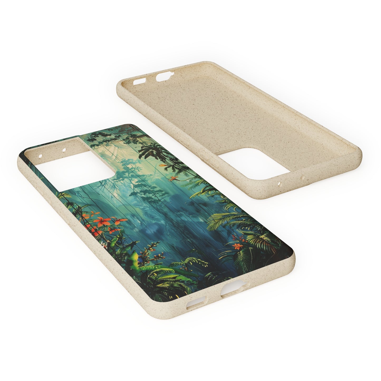 Rain Forest Clearing Scene Biodegradable Phone Case | iPhone / Samsung