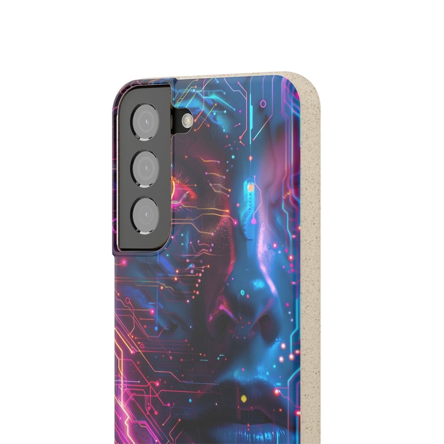 Cyberpunk woman Biodegradable Phone Case | iPhone / Samsung